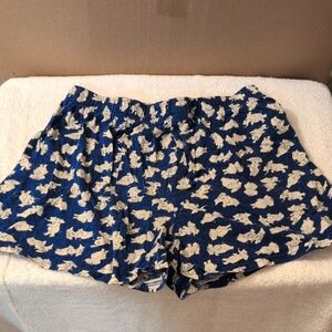 Blue Elephant print Men's pajama boxer shorts
